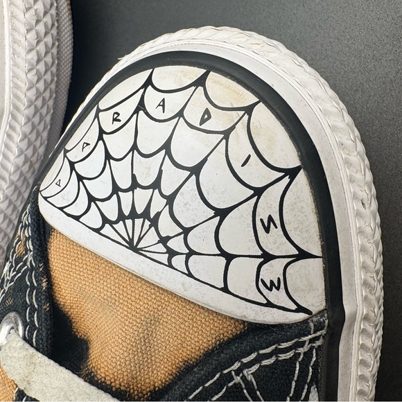 Converse Limited Edition Paradise Black High Tops, Men’s 11, Women’s 13 - Picture 5 of 13